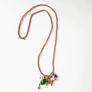 Collage Necklace: Blush Pink with Dog Charm (S26E)