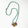 Collage Necklace: Dark Green with First Place Diving Charm (S26P)