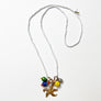 Collage Necklace: White & Starfish (JU14)