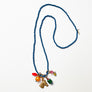 Collage Necklace: Denim Blue & Horse Profile (JU16)