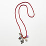 Collage Necklace: Red with Mushroom (JU3)