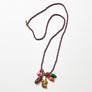 Collage Necklace: Lavender with Squirrel (JU8)