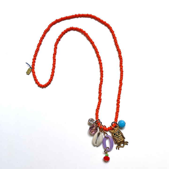 Festival Necklace: Orange (3E)