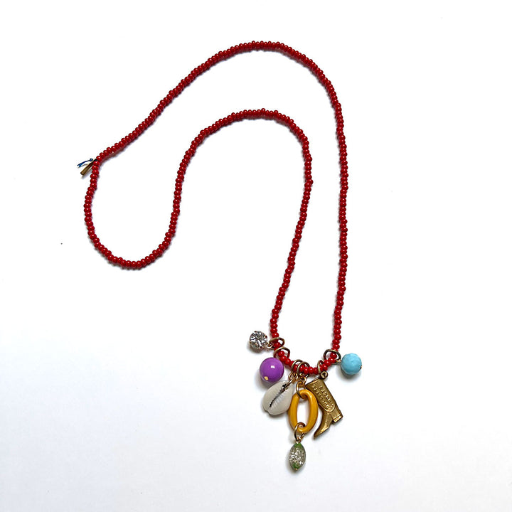 Festival Necklace: Red (3F)