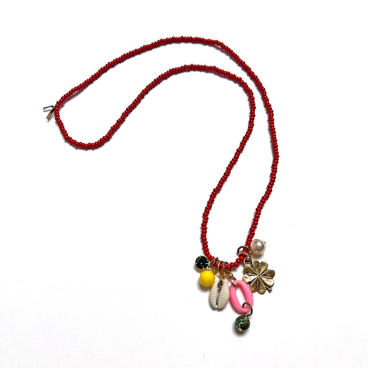 Festival Necklace: Red (3I)