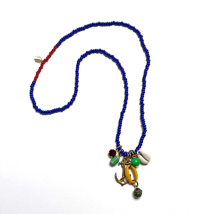 Festival Necklace: Blue (3J)