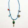 Collage Necklace: Blue (O2510)