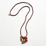 Collage Necklace: Brown (O2518)