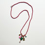 Collage Necklace: Red (O251)