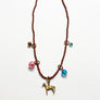 Collage Necklace: Brown (O2521)