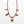Collage Necklace: Red (O2524)