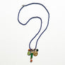 Collage Necklace: Navy Blue (O2525)