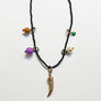 Collage Necklace: Black (O254)