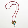 Collage Necklace: Red (O255)