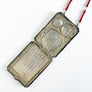 PATCH NYC Treasure Necklace: Vintage Silver Plated Compact Case