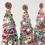 Deluxe Holiday Bristle Tree with Garland: Large