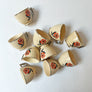 Vintage Mayfair Art Deco Floral Ceramic Cups & Saucers by Leigh Potters Made in the USA (set of 20)