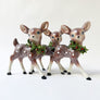 Holiday Deer with Wreath Figurine