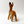 Vintage Standing Deer Plush Figure