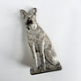 Vintage Seated Dog Metal Doorstop