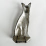 Vintage Seated Dog Metal Doorstop