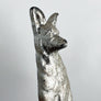 Vintage Seated Dog Metal Doorstop