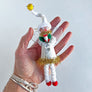 PATCH NYC Angel with Mushroom & Holly Bouquet Ornament