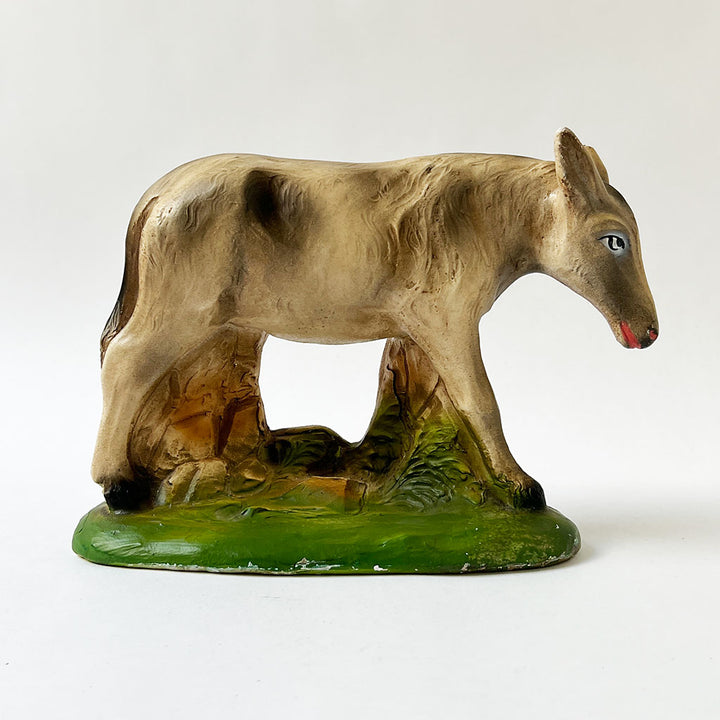 Vintage Chalkware Droopy Donkey Figurine