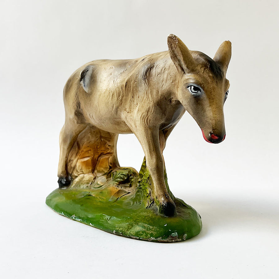 Vintage Chalkware Droopy Donkey Figurine