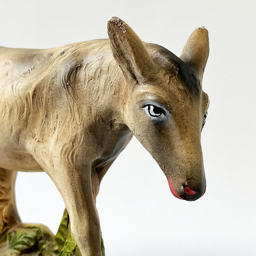 Vintage Chalkware Droopy Donkey Figurine