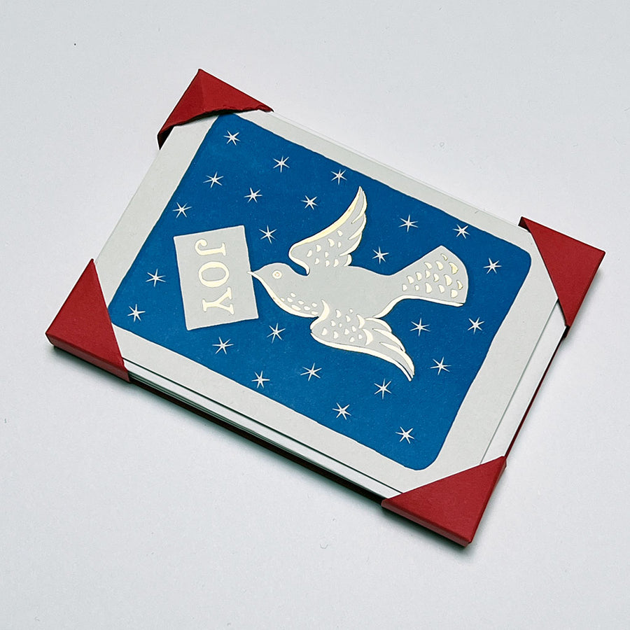 Holiday Notecard Set: Joy Dove