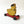 Vintage Wood Duck in a Cap on Wheels