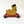 Vintage Wood Duck in a Cap on Wheels