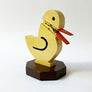 Vintage Handmade Wood Duck Memo Holder