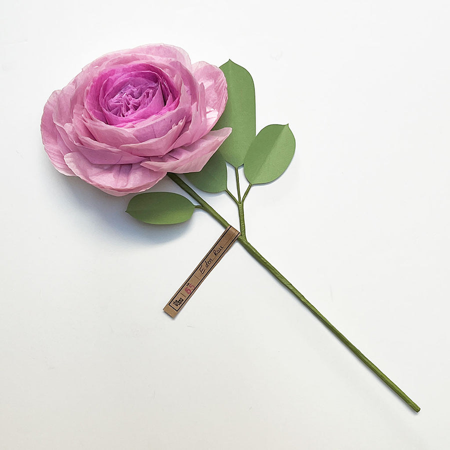 Paper Eden Rose Stem by The Green Vase