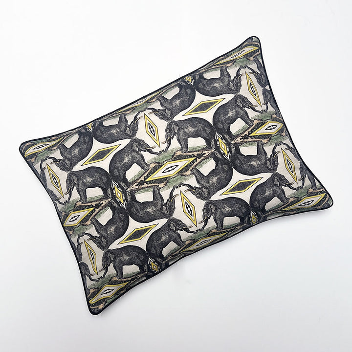 PATCH NYC Wildlife Elephants Decorative Pillow