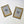 Don Carney Pair of Brown Eyes with Gem Tears & Diamond Hearts - Art Prints in Gold Frames