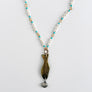 PATCH NYC Treasure Necklace: Brass Fish with Sterling Silver Small Locket
