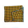 Yellow & Black Plaid Flannel Scarf