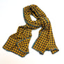 Yellow & Black Plaid Flannel Scarf