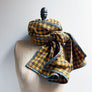 Yellow & Black Plaid Flannel Scarf