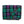 Purple, Green, Black Plaid Flannel Scarf