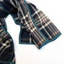 Black, Brown & Cream Check Flannel Scarf