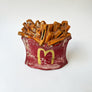Vintage Ceramic French Fries Coin Bank