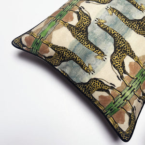 PATCH NYC Wildlife Giraffes Decorative Pillow