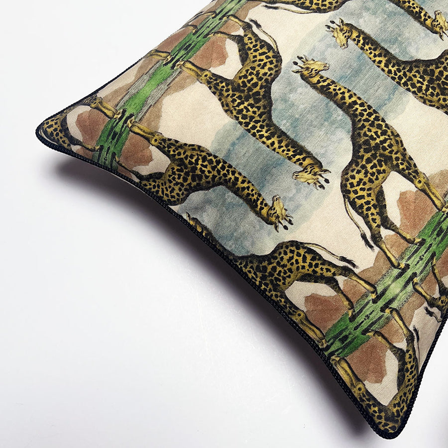 PATCH NYC Wildlife Giraffes Decorative Pillow