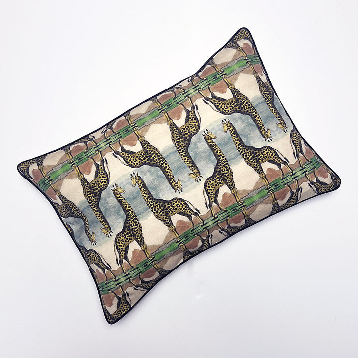 PATCH NYC Wildlife Giraffes Decorative Pillow