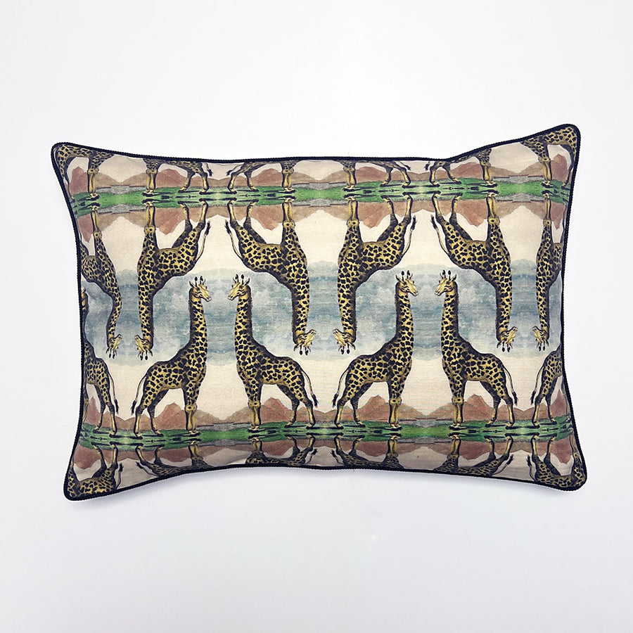 PATCH NYC Wildlife Giraffes Decorative Pillow