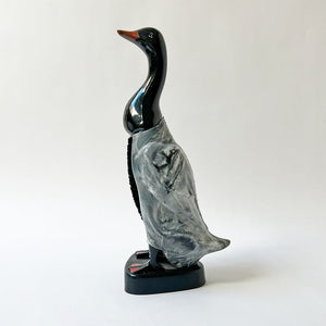 Vintage Duck Figural Butler Brush and Stand