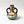 Vintage Deco Ceramic Vase with Double Handles Made in Japan